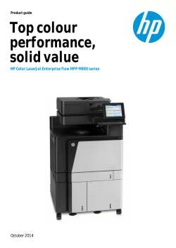 Product Guide Template - HP