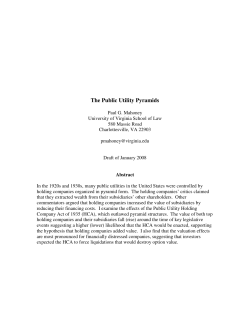 The Public Utility Pyramids