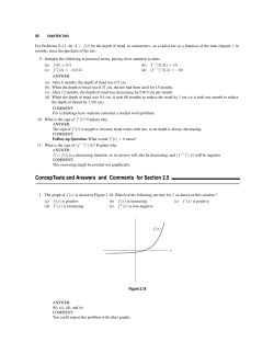 ConcepTests and Answers and Comments for Section 2.5