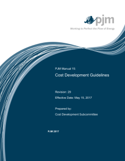 Manual 15: Cost Development Guidelines