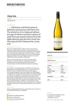 Lifted pear and floral aromas is definitely synonymous with Pinot