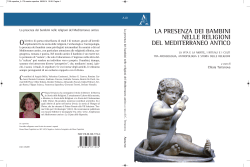 la presenza dei bambini nelle religioni del mediterraneo antico
