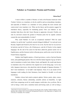 04 BOYD Brian - Nabokov as Translator - Passion