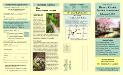 Beech Creek - Stark County Master Gardeners