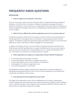 FREQUENTLY ASKED QUESTIONS