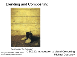 Blending and Compositing