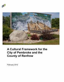 A Cultural Framework for the City of Pembroke and the County of