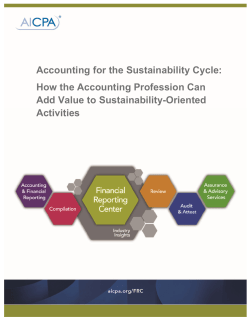 Accounting for the Sustainability Cycle: How the Accounting