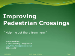 FDOT Crosswalk Design