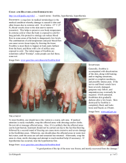 Cold- and Heat-Related Emergencies