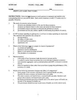 econ 1110 exami-fall,2oo2 \.ersion a