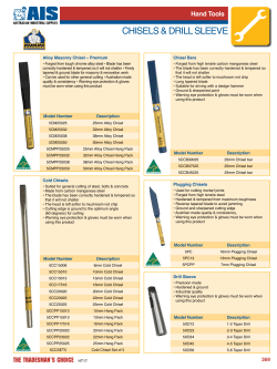 Chisels - Australian Industrial Supplies