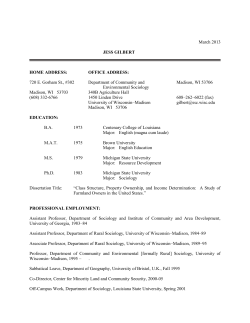 Professor Gilbert`s Curriculum Vitae [229 kb pdf]