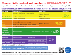 FHS Birth Control Flyer