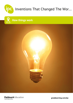 Inventions That Changed The World