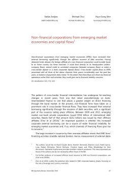 Non-financial corporations from emerging market economies and