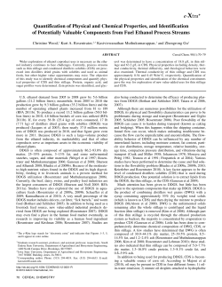 Quantification of Physical and Chemical Properties