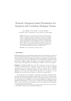 Towards Argument-based Foundation for Sceptical and Credulous
