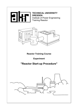 Reactor Start-up Procedure