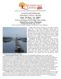 Oct. 27-Nov. 10, 2017 - Significant Living Travel
