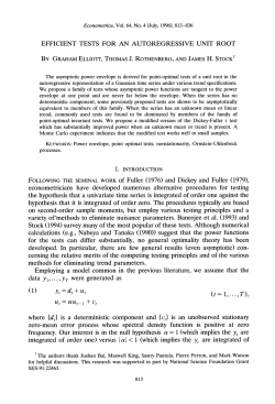 Efficient Tests for an Autoregressive Unit Root