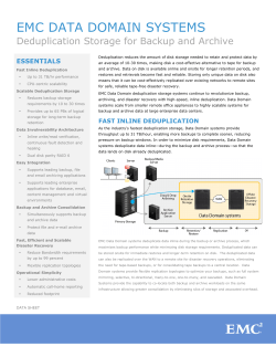 EMC Data Domain Systems