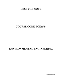 lecture notes on environmental engineering