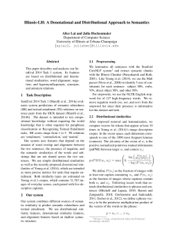 Illinois-LH: A Denotational and Distributional