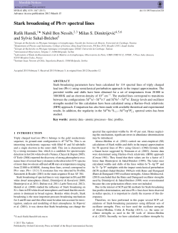 Stark broadening of PbIV spectral lines