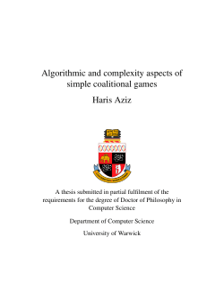 Algorithmic and complexity aspects of simple coalitional games