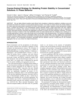 Coarse-Grained Strategy for Modeling Protein Stability