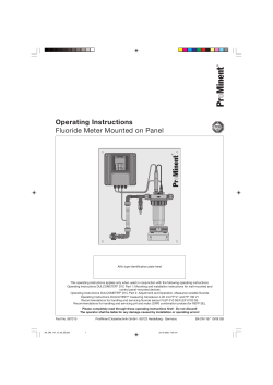 Fluoride Panel English
