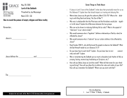 Loving God - Worship Culture - Prayer How to avoid the poison of