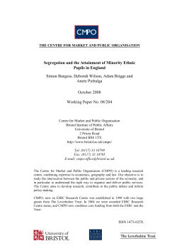 Segregation and the Attainment of Minority