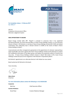 New Appointment to Board