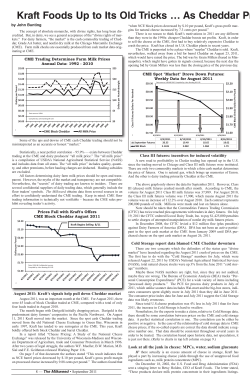 Kraft Foods Up to Its Old Tricks &hellip; As Cheddar Pr