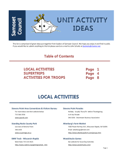 Unit Activity Guide