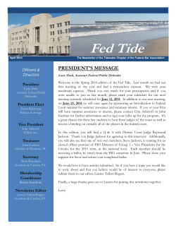 Fed Tide - Federal Bar Association