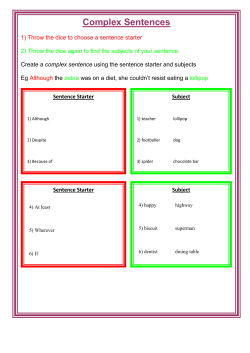 Sentence work games (PDF 413.73 KB)