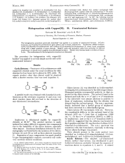 Halogenation with Copper(II). II. Unsaturated
