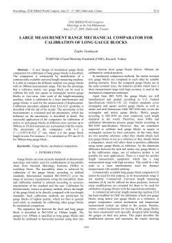 large measurement range mechanical comparator for