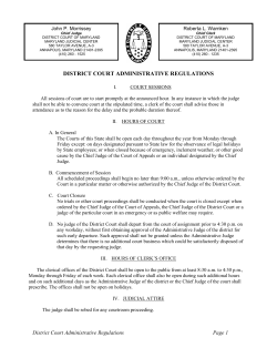district court administrative regulations