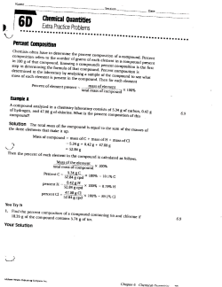 Percent Composition