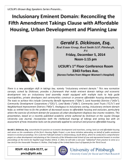 Inclusionary Eminent Domain: Reconciling the Fifth Amendment