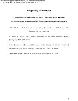 Supporting Information - Royal Society of Chemistry