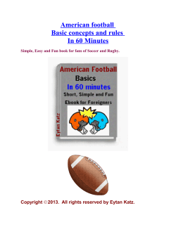 American football Basic concepts and rules In 60 Minutes