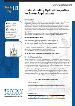 Tech Tip - Epoxy Technology