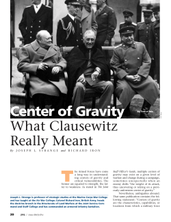 Center of Gravity