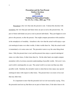 Presentism and the Non