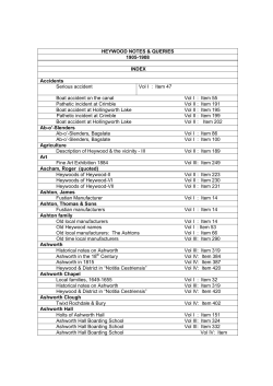 1–4, Index - Link4Life
